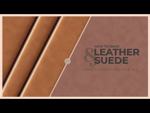 Видео: Текстура фона Photoshop | Кожа и замша