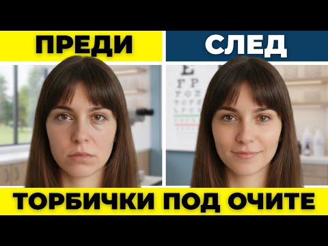 Видео: Торбички под очите? Как да ги премахнем?