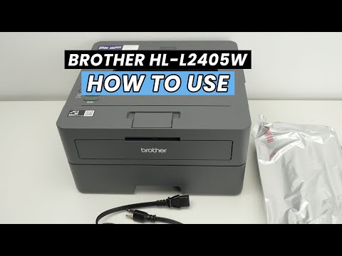 Видео: Как использовать принтер Brother HL-L2405W — пошаговое руководство