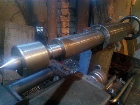 Видео: Задняя бабка, самодельная.