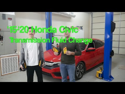 Видео: Учебное пособие: Замена трансмиссионной жидкости на Honda Civic 10-го поколения (2015-2020) 1,5 л