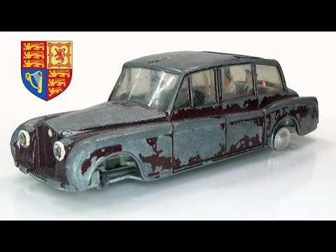 Видео: Реставрация королевского Rolls Royce Phantom IV State Landaulette. Модель Spot-On.