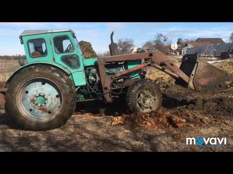 Видео: Т-40 АМ с  самодельным куном , насос НШ 32-10 , рулевая родная!!!