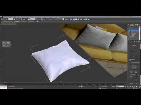 Видео: 3d max. Уроки 3d max. Создание подушки в 3Ds Max Edit poly. Проект Ивана Никитина