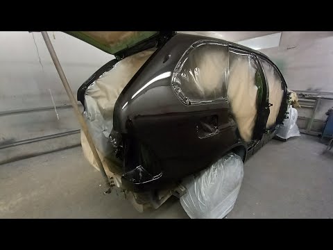 Видео: BMW Х-5 покраска кузова