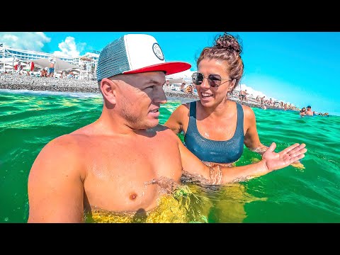 Видео: Отдых в Сочи 2022. Адлер и пляжи битком. Имеретинка и пляж Чайка