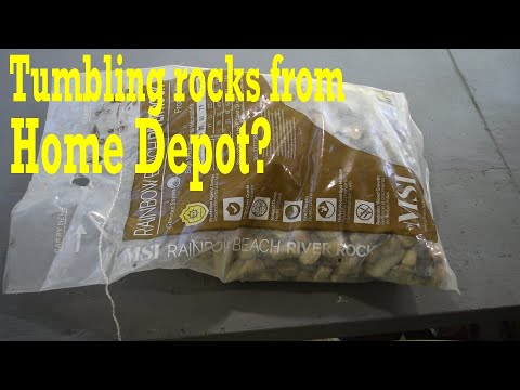 Видео: Камни для ландшафтного дизайна Home Depot: будут ли они падать? #охота за камнями #искатели #камн...