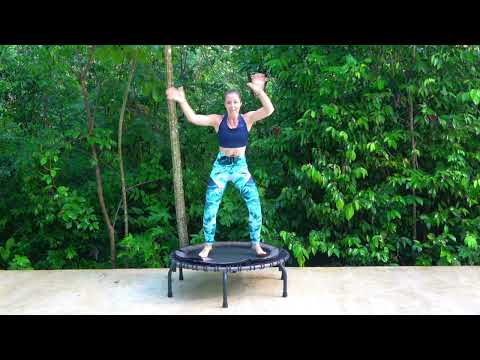 Видео: 25 минут, часть 2. Тренировка для начинающих с низкой ударной нагрузкой на прыжках больших размер...