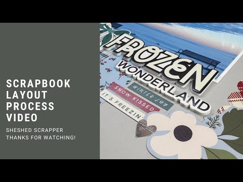 Видео: Видео о процессе создания макета альбома для вырезок // The ScrapRoom // Ноябрьские ароматы месяц...