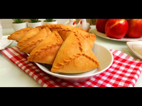 Видео: Треугольники с Мясом и Картофелем на Бездрожжевом Тесте ☆ ХИТ Татарской Кухни ☆ Эчпочмак