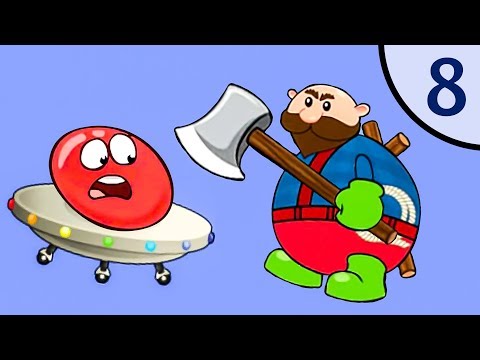 Видео: Новый Несносный КРАСНЫЙ ШАР #8. Финал. Босс. Мультик ИГРА New Red Ball на Игрули TV