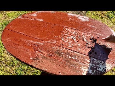 Видео: РЕСТАВРАЦИЯ СОВЕТСКОГО СТОЛА. Реставрация старой мебели | Restoration of Soviet furniture