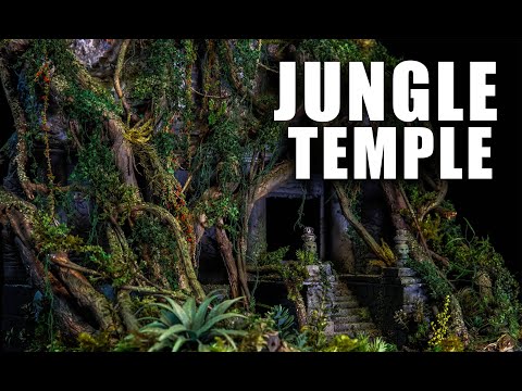 Видео: Создание реалистичной диорамы «Храм в джунглях»
