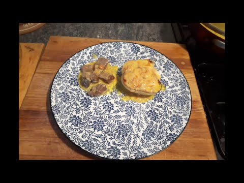 Видео: ✔215...перец половинками фаршированный( в духовке) , печень свиная с подливкой( на сковородке)