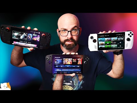 Видео: Steam Deck OLED против ROG Ally против Legion GO: Король — это...