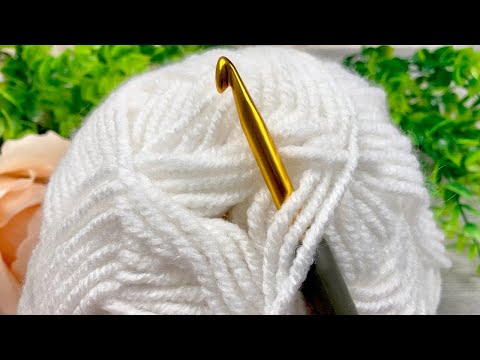 Видео: ПОСМОТРИТЕ на этот красивый и простой узор крючком для пледа! Вязание крючком для начинающих