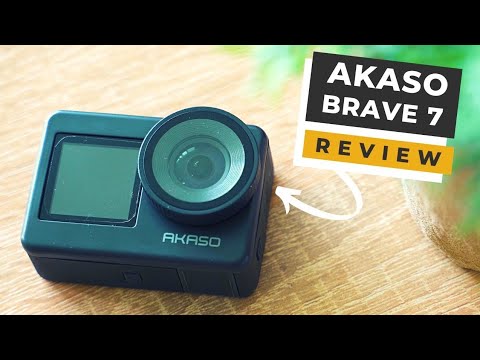 Видео: Экшнкамера AKASO BRAVE 7. Распаковка и обзор. Примеры видео в 4к/30fps.