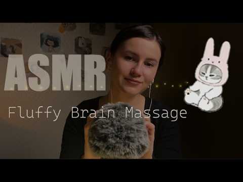 Видео: Cozy fluffy ASMR🤍пушистый массаж мозга для расслабления и сна