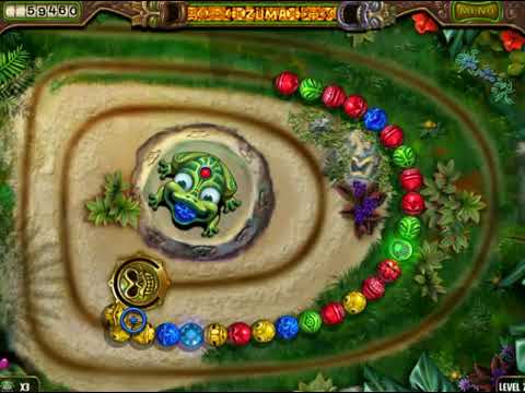 Видео: Zuma's Revenge Прохождение 1-22 Уровень №1