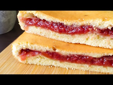 Видео: Без миксера! 🥧 Самый быстрый заливной пирог с Вареньем или Джемом