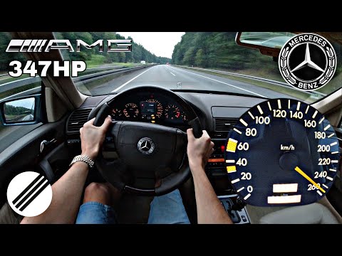 Видео: Mercedes-Benz S-Class S50 AMG W140 TOP SPEED DRIVE НА НЕМЕЦКОМ АВТОБАНЕ 🏎