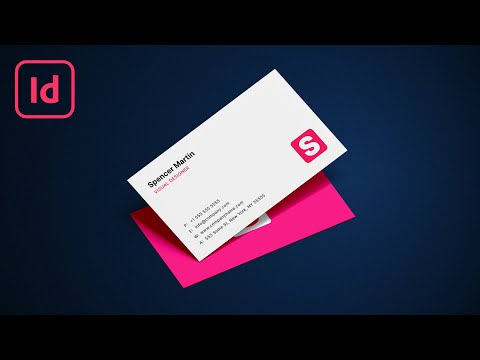 Видео: Как создать визитную карточку в InDesign