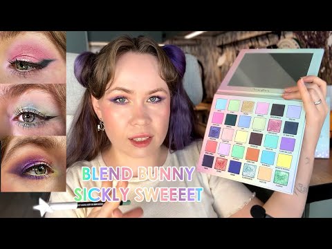 Видео: Blend Bunny Sickly Sweet: пастель для тех, кто не любит пастель || 6 макияжей || Розыгрыш!