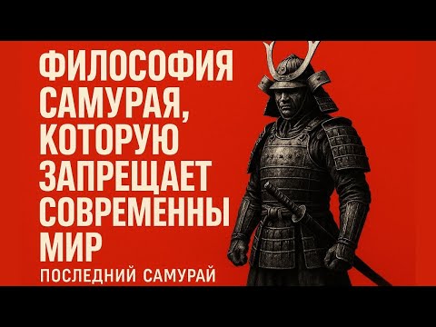 Видео: Запрещённая философия самураев, которую скрывает современное общество
