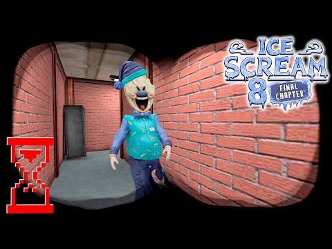 Видео: Эксперимент в Мороженщике 8 : пройти всю игру в маске Мини - Рода // Ice Scream 8