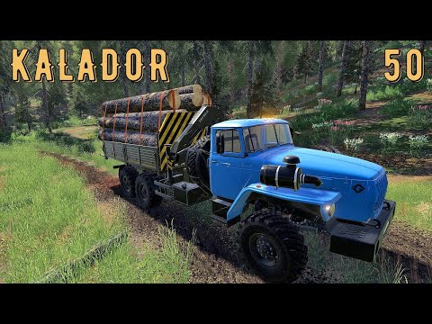 Видео: FS 19 - Ремонт скорпиона.  Вывоз леса на площадку.  Продажа кругляка -  KALADOR фермер лесоруб # 50