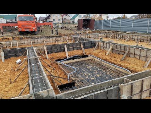 Видео: ПОГРЕБ ПОД ДОМОМ. СТРОИТЕЛЬСТВО ПОГРЕБЫ В ДОМЕ. погреб из фундаментных блоков