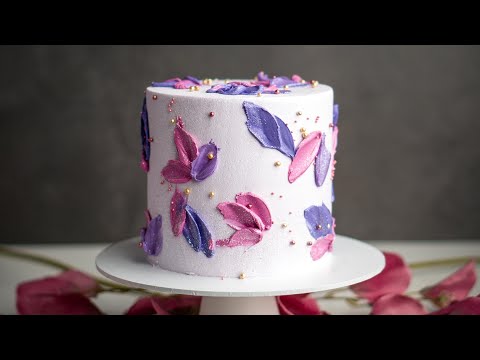 Видео: Как сделать расписной торт-мастихин