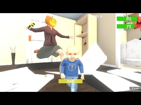 Видео: К бабушке приехала Сестра! Две бабушки против Внука Granny Simulator