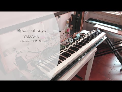 Видео: Ремонт цифрового пианино Yamaha Clavinova CLP-535