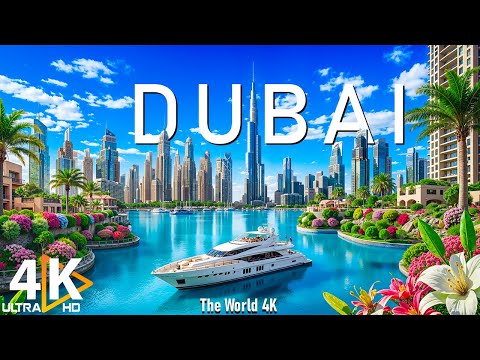 Видео: Дубай 4K 🏙️ Исследуйте футуристические горизонты, роскошные впечатления и приключения в пустыне 🎶