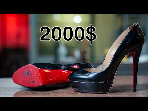 Видео: Восстановление Лабутенов за 2000$|ASMR