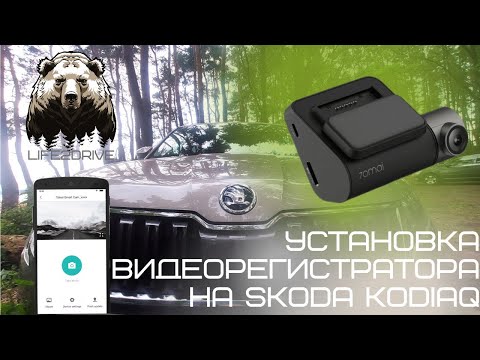 Видео: SKODA KODIAQ. Установка видеорегистратора.