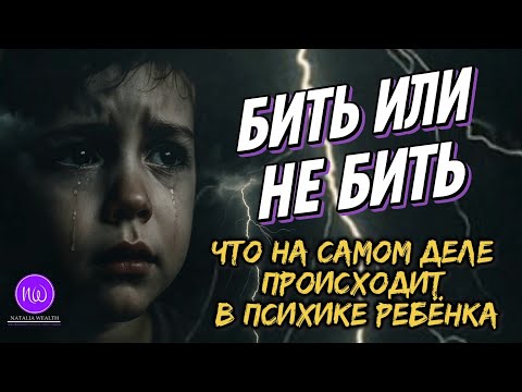 Видео: Бить или не бить? Что на самом деле происходит в психике ребёнка. #натальявэлз #гипновэлз