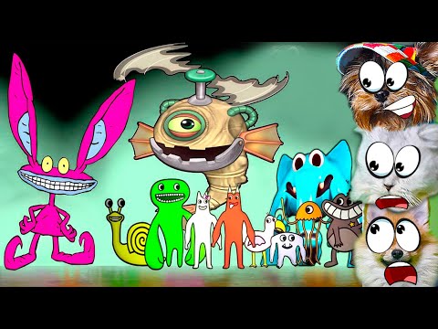 Видео: СТРЕКОЗА ЛУНА против ЦИКЛОПА в Garten of Banban! Не бойся-ЭТО ПЛАСТИЛИН Лера и  Макс