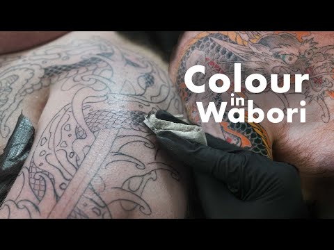 Видео: Выбор цвета в японской татуировке вабори [JPN SUBS]