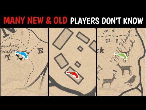 Видео: Секретные способы получить 6 мощных орудий в начале игры — RDR2