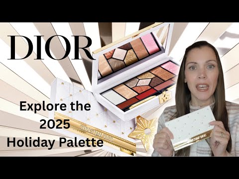 Видео: Распаковка роскоши: праздничная коллекция красоты Dior 2025 💋 (обзор обеих палеток!)