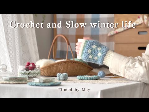 Видео: Сделайте перчатки без пальцев крючком🧤｜crochet journal✏️｜Cosy winter days with cat🐱｜First snow day⛄️