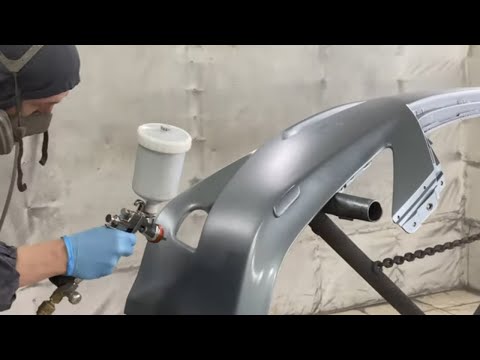 Видео: Как производится правильная покраска бампера?