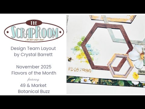 Видео: Видео процесса скрапбукинга ScrapRoom DT с использованием ноябрьских наборов FOTM