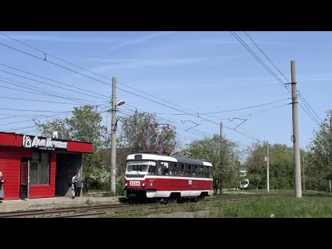 Видео: Волгоградский трамвай,маршрут 4.Волгоград-2-Детский центр