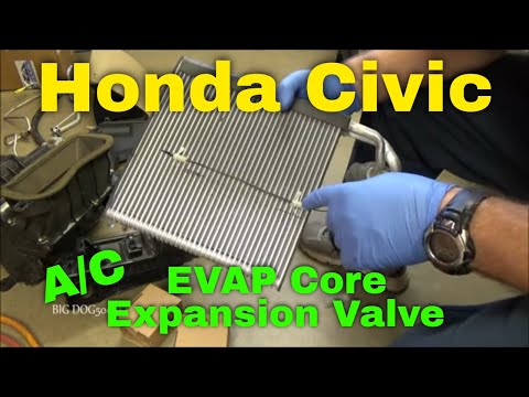 Видео: Советы по замене испарителя/расширительного клапана кондиционера Honda Civic (2006-2011)