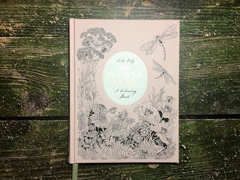 Видео: Раскраска антистресс Leila Duly "The flower year"