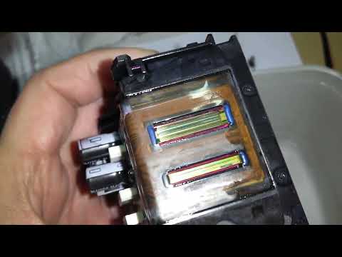 Видео: Принтер HP Deskjet Ink Advantage 5525черным цветом, засорены шланги и печатающая головка