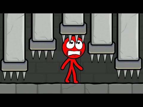 Видео: Новый КРАСНЫЙ СТИКМЕН против МОНСТРОВ #6. Мультик ИГРА Red Stickman Adventure